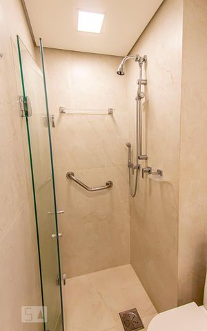 Apartamento à venda com 55m², 1 quarto e 1 vagaBanheiro