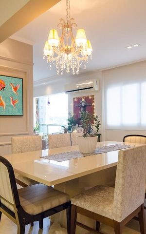 Apartamento à venda com 220m², 4 quartos e 3 vagas Apartamento à venda com 220m², 4 quartos e 3 vagasSala de Jantar