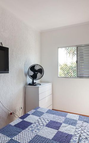 Apartamento à venda com 64m², 2 quartos e 1 vagaQuarto 2