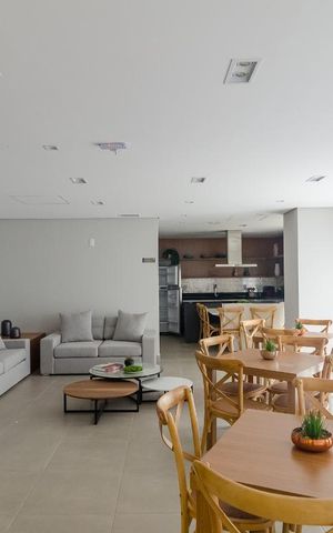 Apartamento à venda com 32m², 1 quarto e sem vaga Apartamento à venda com 32m², 1 quarto e sem vagaSalão de Festas