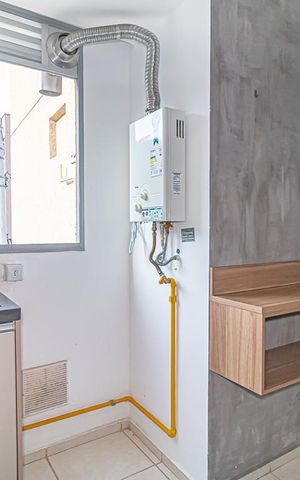 Apartamento à venda com 45m², 2 quartos e 1 vaga Apartamento à venda com 45m², 2 quartos e 1 vagaCozinha e Área de Serviço