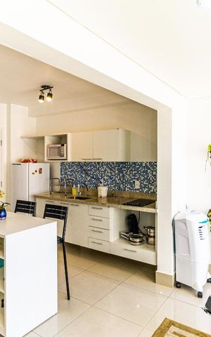 Studio para alugar com 35m², 1 quarto e 1 vaga Studio para alugar com 35m², 1 quarto e 1 vagaVaranda