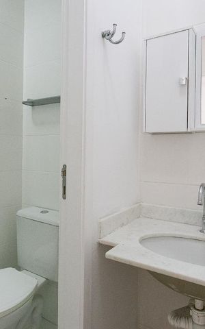 Apartamento à venda com 65m², 3 quartos e 1 vagaBanheiro Social