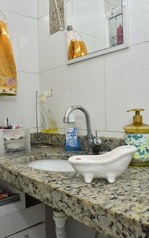 Casa de condomínio para alugar com 180m², 2 quartos e 2 vagasBanheiro da Suíte 2