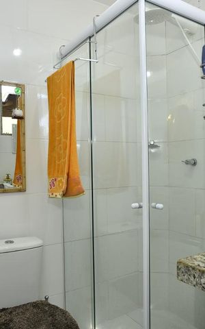 Casa de condomínio para alugar com 180m², 2 quartos e 2 vagasBanheiro da Suíte 2