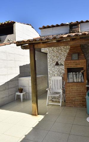 Casa de condomínio para alugar com 180m², 2 quartos e 2 vagasChurrasqueira da Cobertura