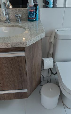 Apartamento à venda com 110m², 3 quartos e 2 vagas Apartamento à venda com 110m², 3 quartos e 2 vagasBanheiro da Suíte