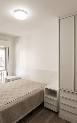 Apartamento para alugar com 46m², 1 quarto e 1 vagaQuarto