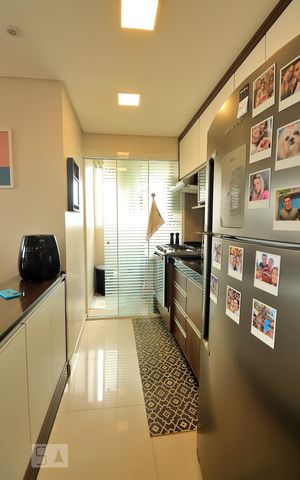 Apartamento para alugar com 47m², 2 quartos e 1 vagaCozinha e Área de Serviço