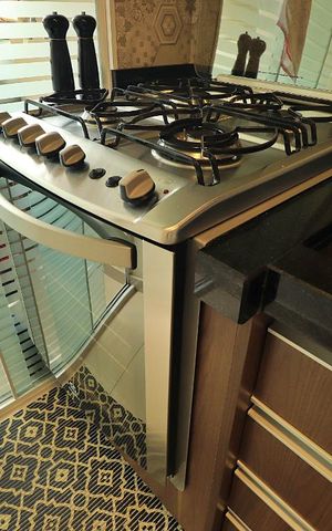 Apartamento para alugar com 47m², 2 quartos e 1 vagaDetalhe cozinha