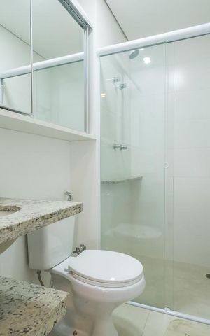 Apartamento para alugar com 45m², 1 quarto e 1 vaga Apartamento para alugar com 45m², 1 quarto e 1 vagaBanheiro