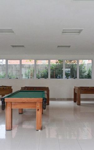 Apartamento para alugar com 47m², 2 quartos e 1 vaga Apartamento para alugar com 47m², 2 quartos e 1 vagaÁrea comum - Salão de jogos
