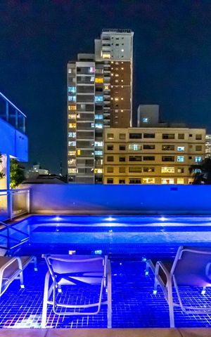 Apartamento para alugar com 35m², 1 quarto e 1 vaga Apartamento para alugar com 35m², 1 quarto e 1 vagaPiscina