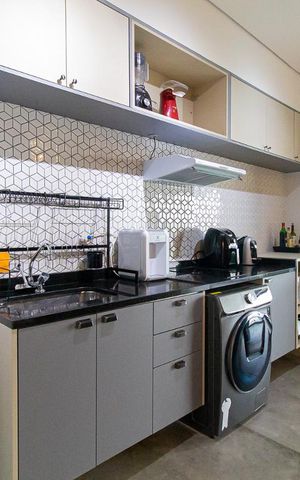 Studio à venda com 38m², 1 quarto e 1 vaga Studio à venda com 38m², 1 quarto e 1 vagaCozinha
