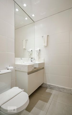 Apartamento para alugar com 52m², 1 quarto e 2 vagasBanheiro da Suíte