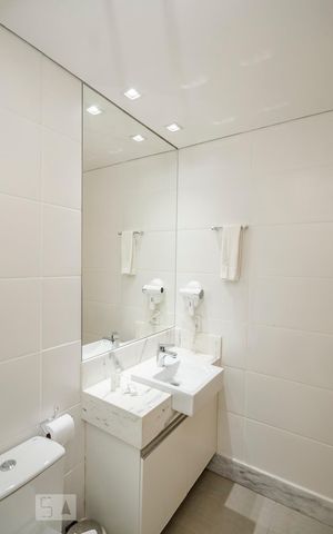 Apartamento para alugar com 52m², 1 quarto e 2 vagasBanheiro da Suíte