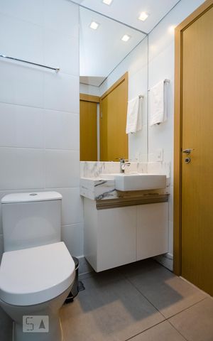 Apartamento para alugar com 52m², 1 quarto e 2 vagasBanheiro da Suíte
