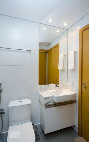 Apartamento para alugar com 52m², 1 quarto e 2 vagasBanheiro da Suíte