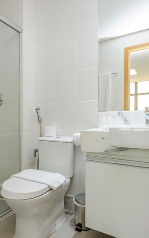 Apartamento para alugar com 52m², 1 quarto e 2 vagasBanheiro da Suíte