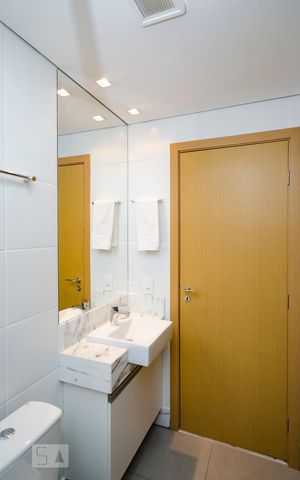 Apartamento para alugar com 52m², 1 quarto e 2 vagasBanheiro da Suíte
