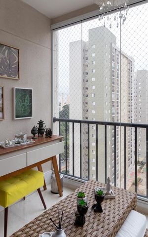 Apartamento à venda com 74m², 2 quartos e 1 vaga Apartamento à venda com 74m², 2 quartos e 1 vagaSacada