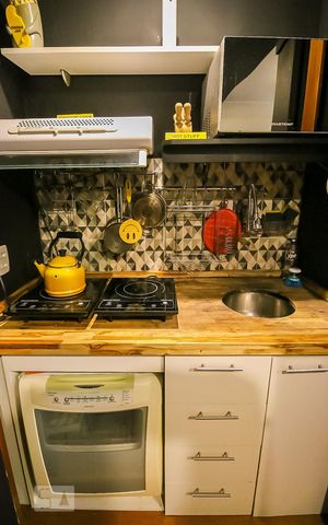 Apartamento à venda com 45m², 1 quarto e 1 vaga Apartamento à venda com 45m², 1 quarto e 1 vagaCozinha - Armários