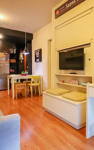 Apartamento à venda com 45m², 1 quarto e 1 vaga Apartamento à venda com 45m², 1 quarto e 1 vagaSala