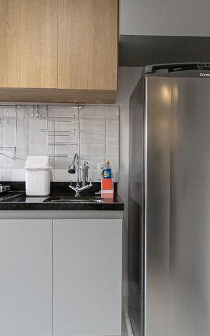 Studio à venda com 25m², 1 quarto e sem vaga Studio à venda com 25m², 1 quarto e sem vagaCozinha