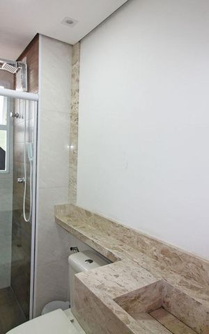 Apartamento para alugar com 53m², 2 quartos e 1 vagaBanheiro