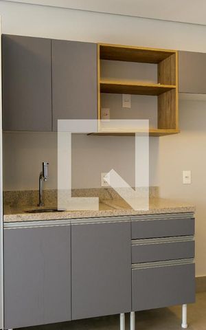 Apartamento para alugar com 30m², 1 quarto e 1 vaga Apartamento para alugar com 30m², 1 quarto e 1 vagaCozinha - Armários