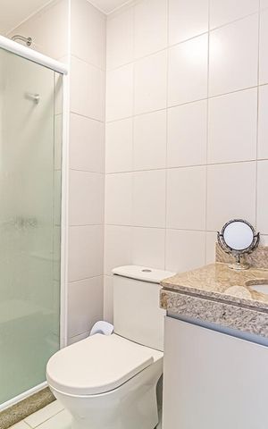 Apartamento para alugar com 85m², 2 quartos e 1 vaga Apartamento para alugar com 85m², 2 quartos e 1 vagaBanheiro Social