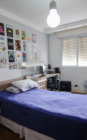 Apartamento à venda com 135m², 3 quartos e 1 vagaQuarto 1