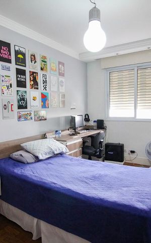Apartamento à venda com 135m², 3 quartos e 1 vagaQuarto 1