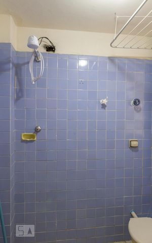 Studio para alugar com 25m², 1 quarto e sem vaga Studio para alugar com 25m², 1 quarto e sem vagaBanheiro / Lavanderia