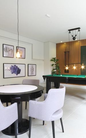 Apartamento à venda com 54m², 2 quartos e sem vagaSalão de jogos
