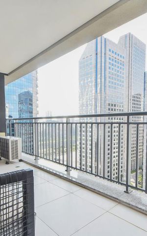Studio à venda com 62m², 1 quarto e 1 vagaVaranda