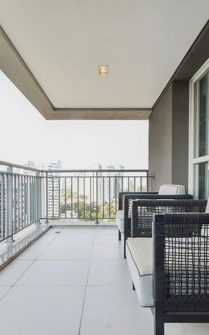 Studio à venda com 62m², 1 quarto e 1 vagaVaranda
