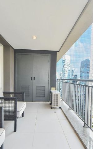 Studio à venda com 62m², 1 quarto e 1 vagaVaranda