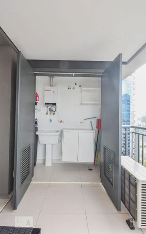 Studio à venda com 62m², 1 quarto e 1 vagaLavanderia