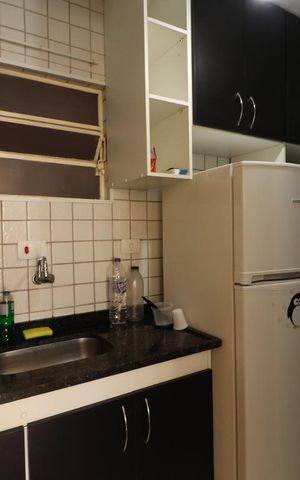 Studio à venda com 27m², 1 quarto e sem vagaCozinha