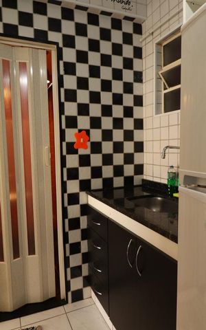 Studio à venda com 27m², 1 quarto e sem vagaCozinha
