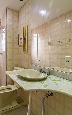 Apartamento à venda com 142m², 2 quartos e 1 vaga Apartamento à venda com 142m², 2 quartos e 1 vagaBanheiro Social