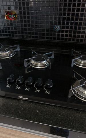 Apartamento para alugar com 69m², 2 quartos e 1 vagaCozinha - cooktop