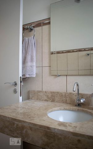 Apartamento para alugar com 92m², 2 quartos e sem vagaBanheiro 1