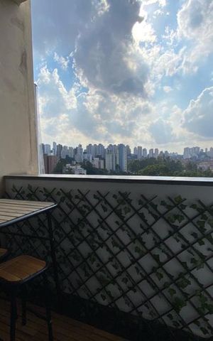 Apartamento para alugar com 39m², 1 quarto e 1 vagaSacada