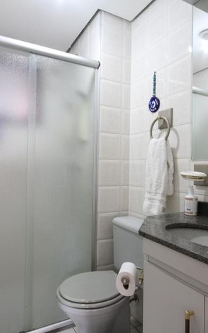 Apartamento à venda com 87m², 3 quartos e 2 vagasBanheiro