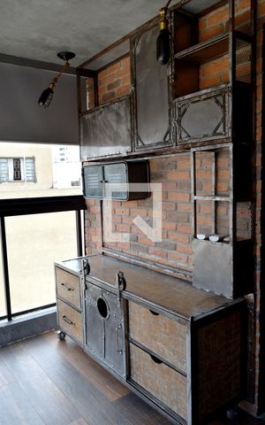 Studio à venda com 32m², 1 quarto e 1 vagaCozinha