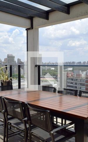 Studio à venda com 32m², 1 quarto e 1 vagaChurrasqueira