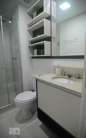 Apartamento à venda com 68m², 2 quartos e 1 vagaBanheiro Social