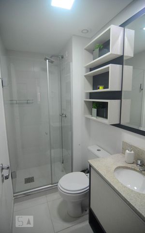 Apartamento à venda com 68m², 2 quartos e 1 vagaBanheiro Social